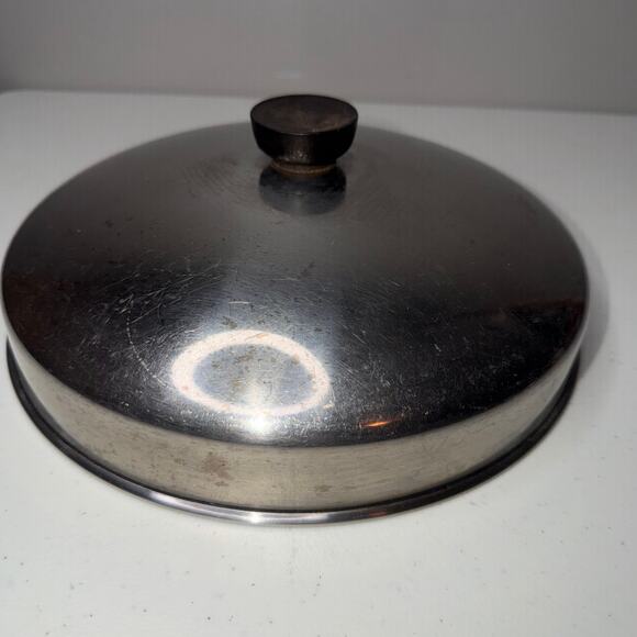 Revere Ware Stainless Steel 11” Replacement Saucepot Lid Copper Bottom USA VTG - Picture 4 of 4